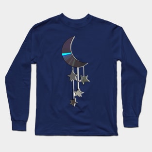 dream catcher illustration - moon and stars Long Sleeve T-Shirt